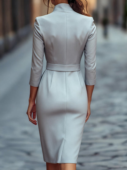 Camille™ | Elegante Getailleerde Wikkeljurk