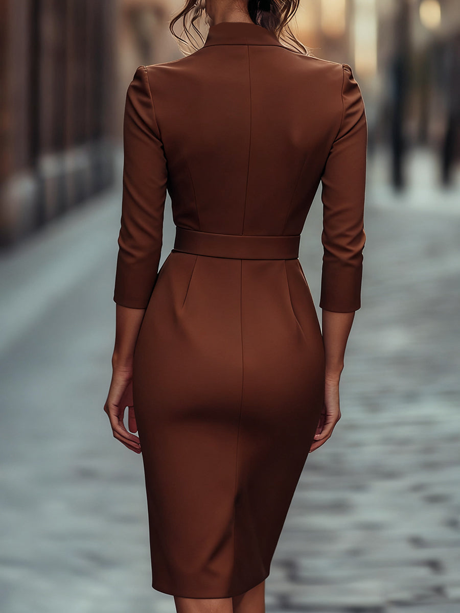 Camille™ | Elegante Getailleerde Wikkeljurk