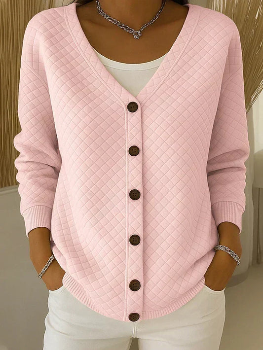 Eline | Gewatteerd Vest met Knopen