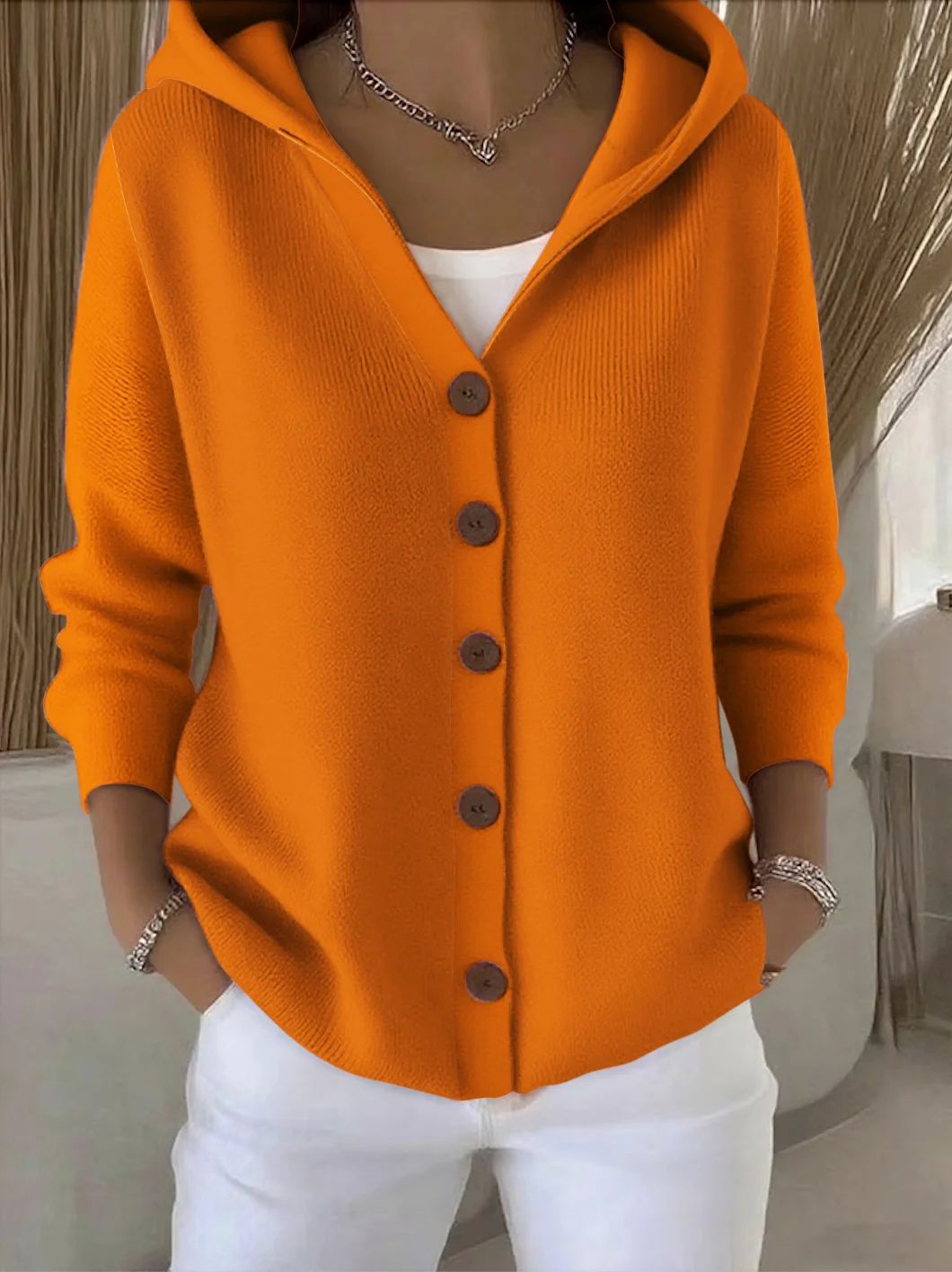 Bregje | Vest met Capuchon