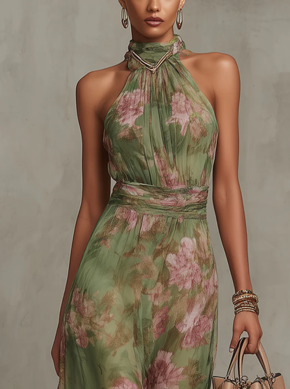 Aurora | Maxi Jurk met Bloemenprint