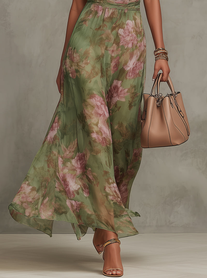 Aurora | Maxi Jurk met Bloemenprint