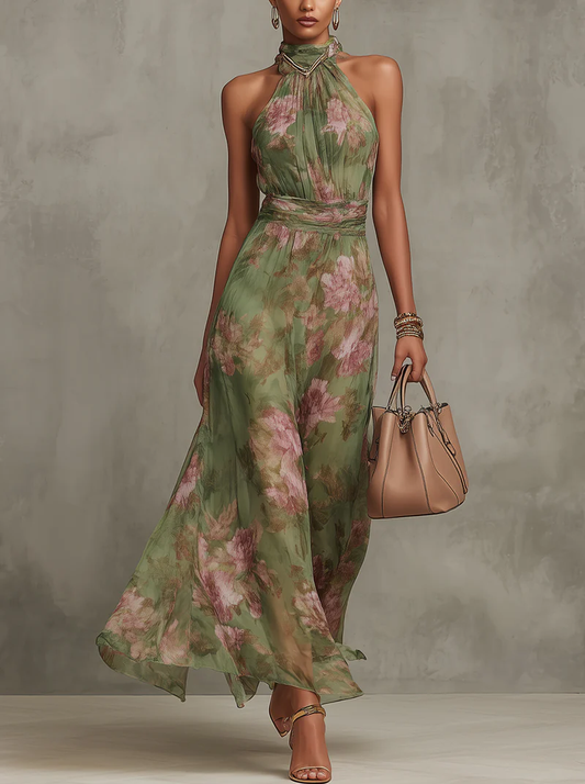 Aurora | Maxi Jurk met Bloemenprint